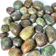 Load image into Gallery viewer, Ruby and Kyanite Tumbled / Tumble Stone / Tumbles
