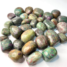 Load image into Gallery viewer, Ruby and Kyanite Tumbled / Tumble Stone / Tumbles

