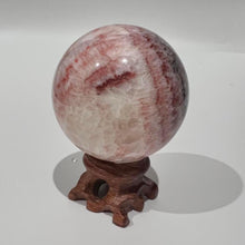Load image into Gallery viewer, Pork Stone Rainbow Calcite Crystal Sphere Crystal Ball
