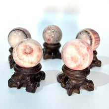 Load image into Gallery viewer, Pork Stone Rainbow Calcite Crystal Sphere Crystal Ball
