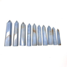 Load image into Gallery viewer, Angelite Crystal Tower Point Generator
