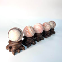 Load image into Gallery viewer, Pork Stone Rainbow Calcite Crystal Sphere Crystal Ball
