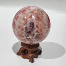 Load image into Gallery viewer, Pork Stone Rainbow Calcite Crystal Sphere Crystal Ball
