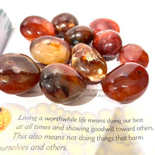 Load image into Gallery viewer, Carnelian Large Crystal Carnelian Palm Stone Palmstone
