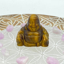 Load image into Gallery viewer, Tigers Eye  Buddha Crystal Carving
