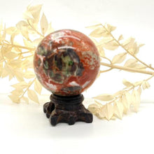 Load image into Gallery viewer, Money Agate Crystal Sphere Agate Crystal Ball
