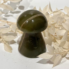 Load image into Gallery viewer, Green Onyx Mushroom Crystal Carving
