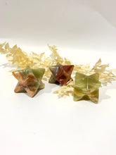 Load image into Gallery viewer, Green Onyx Merkaba Crystal Carving
