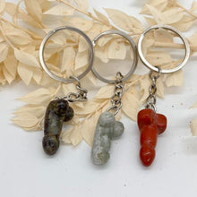 Load image into Gallery viewer, Mini Man Parts Crystal Carving Key Ring
