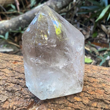 Load image into Gallery viewer, Smokey Quartz Phantom Included Crystal Tower Point Generator

