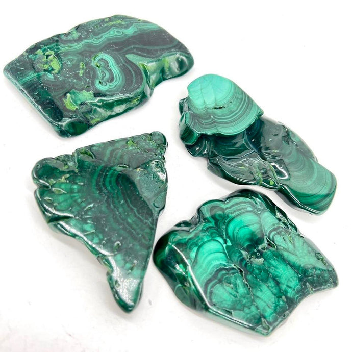 Malachite Polished Crystal Slab Raw Crystal