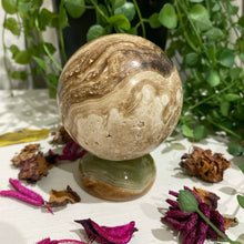 Load image into Gallery viewer, Brown Chocolate Calcite Crystal Sphere Crystal Ball Gift
