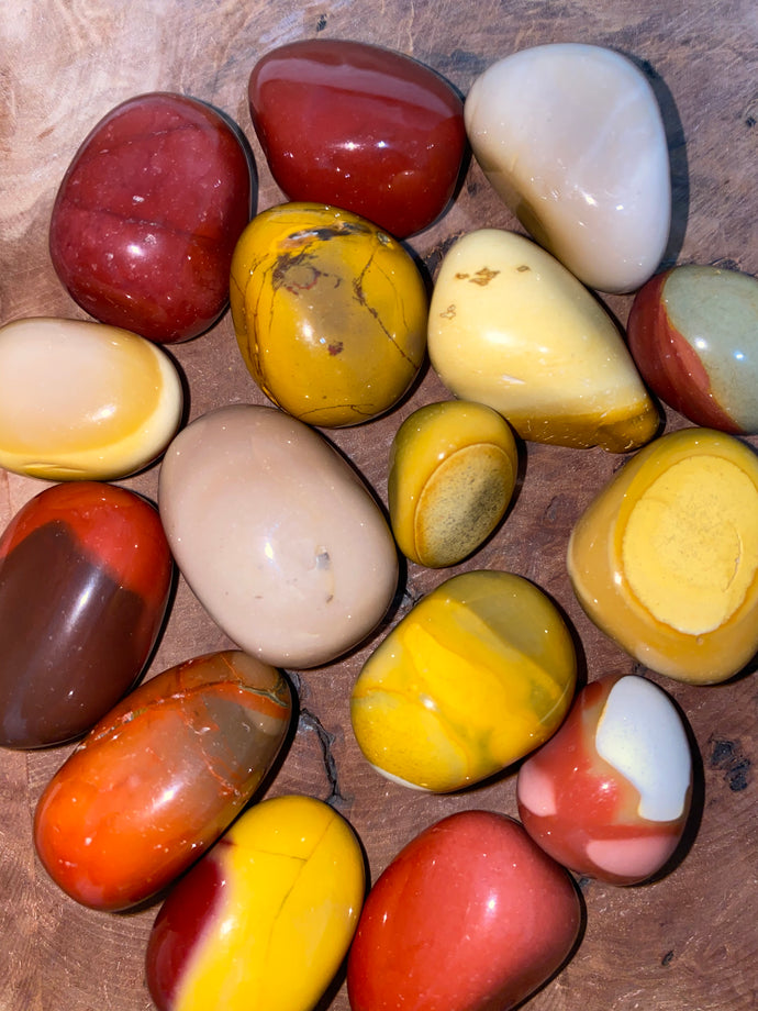Mookaite  tumble / tumbled stone crystal