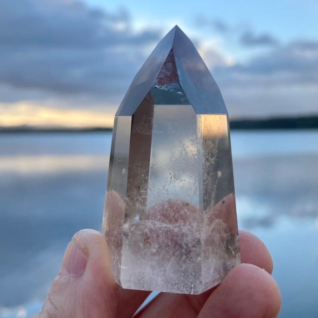 Chlorite Quartz Generator Tower Point Specimen