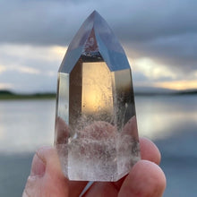 Load image into Gallery viewer, Chlorite Quartz Generator Tower Point Specimen
