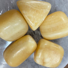 Load image into Gallery viewer, Orange Calcite Tumble-stone / Tumbled stone Crystal
